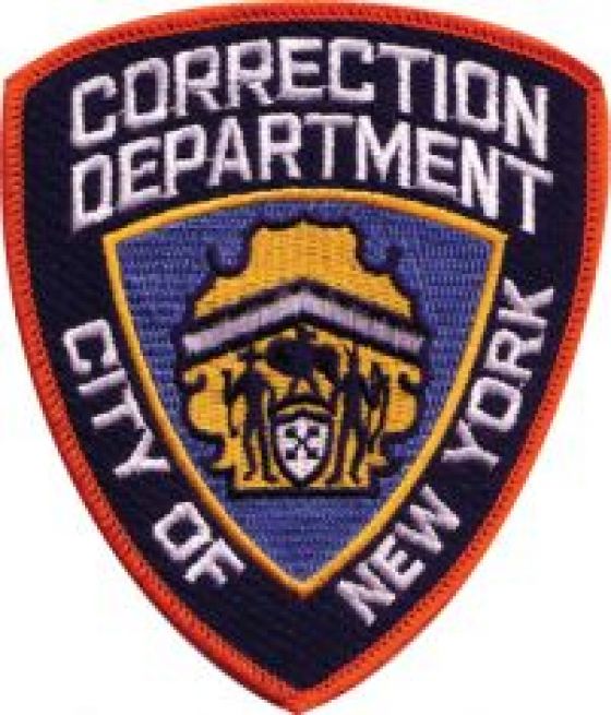 CITY OF NEW YORK DEPARTMENT OF CORRECTIONS SHOULDER PATCH - SEW ON.